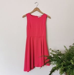 Monteau Red Assymetric Dress